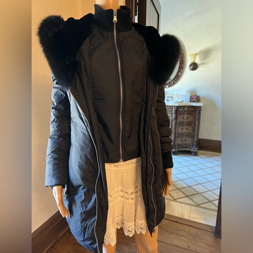 Like New!  Never Worn!  Viva Vida Pablo Porfirio Black Winter Coat